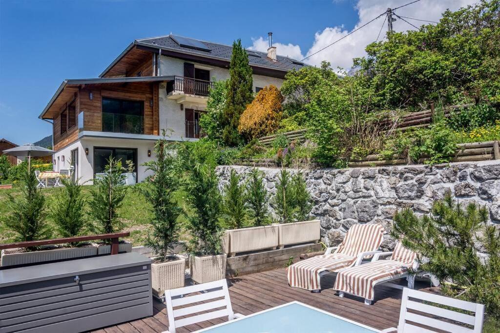 In The Heart Of Nature With An Unique View Plan Montmin Exterior foto